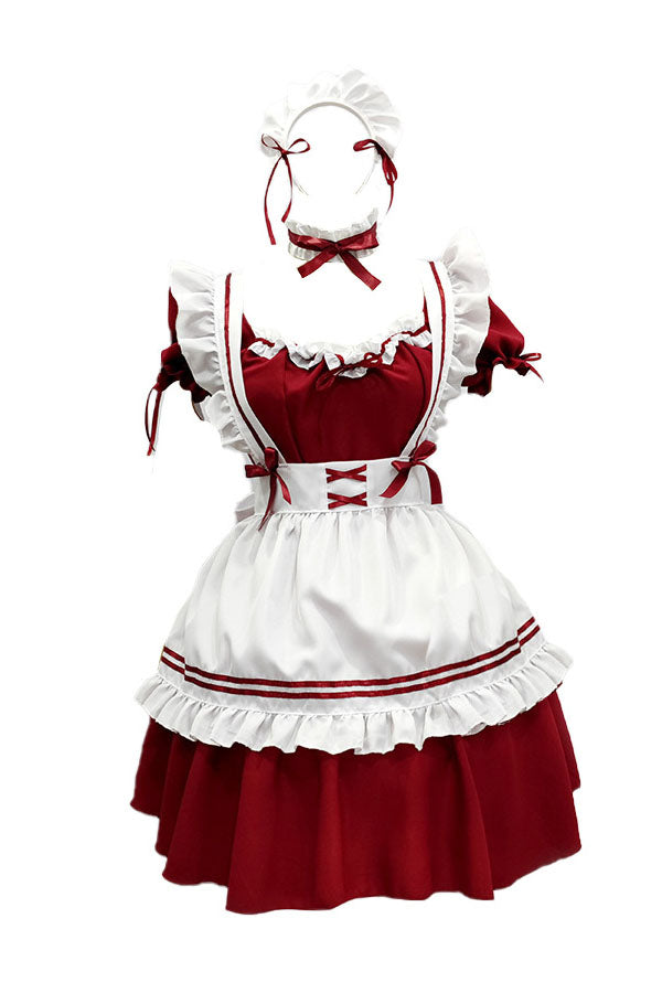 French Maid Dress Lolita Costume for Adult Women – YawBako