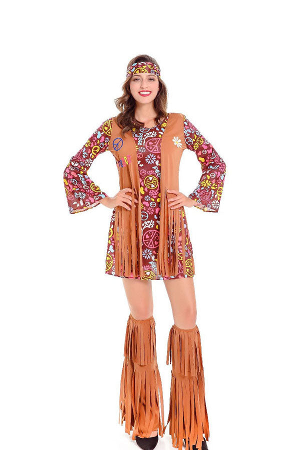 Hippie Costume Set For Adult – YawBako