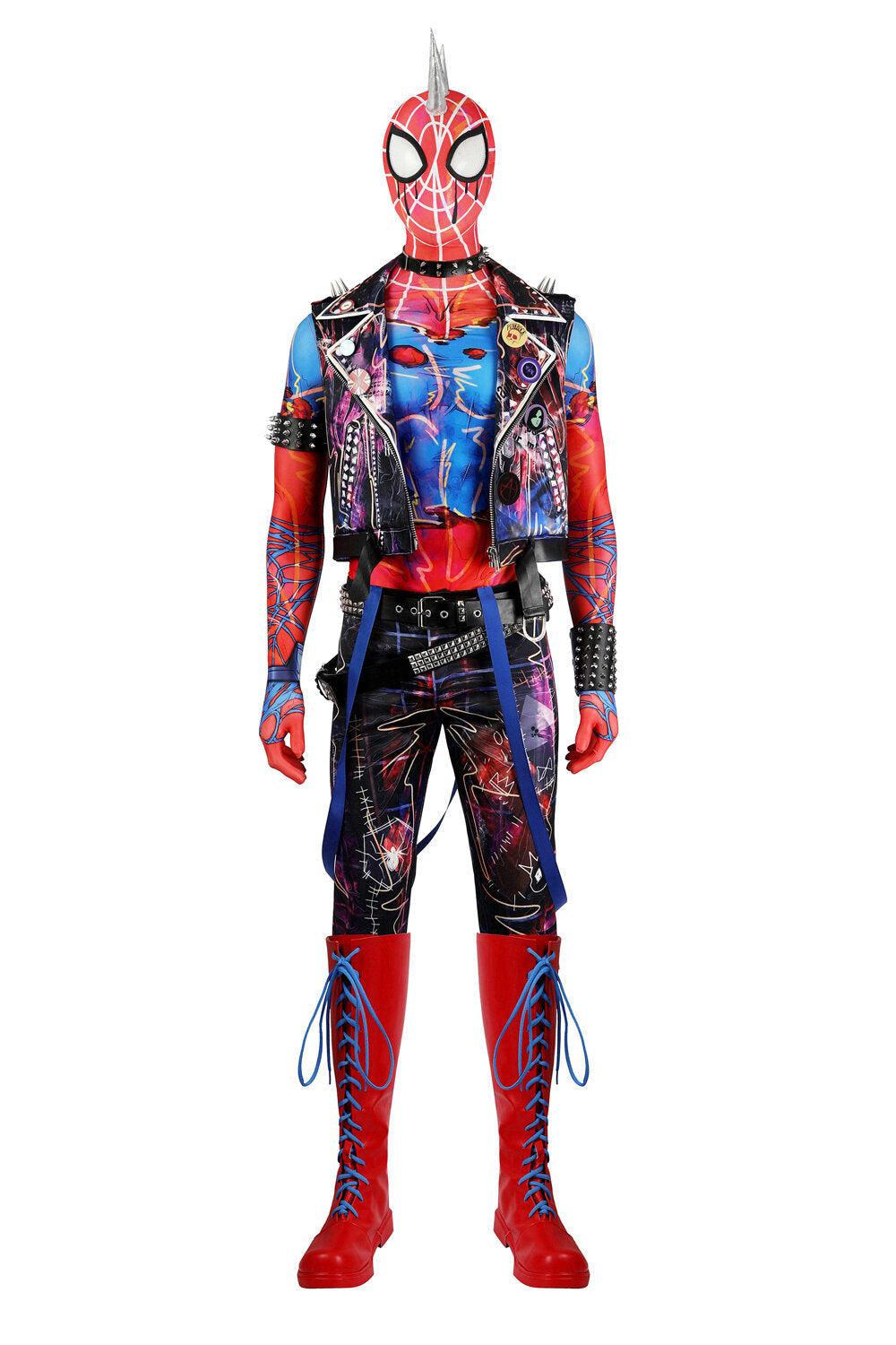 Hobart Brown Spider Punk Costume Across The Spider Verse Yawbako 